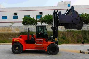 25 T Forklift Le Ceangal Dumpála