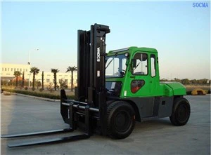 Forklift Díosail Le Clamp Tíre Truck Mianadóireachta